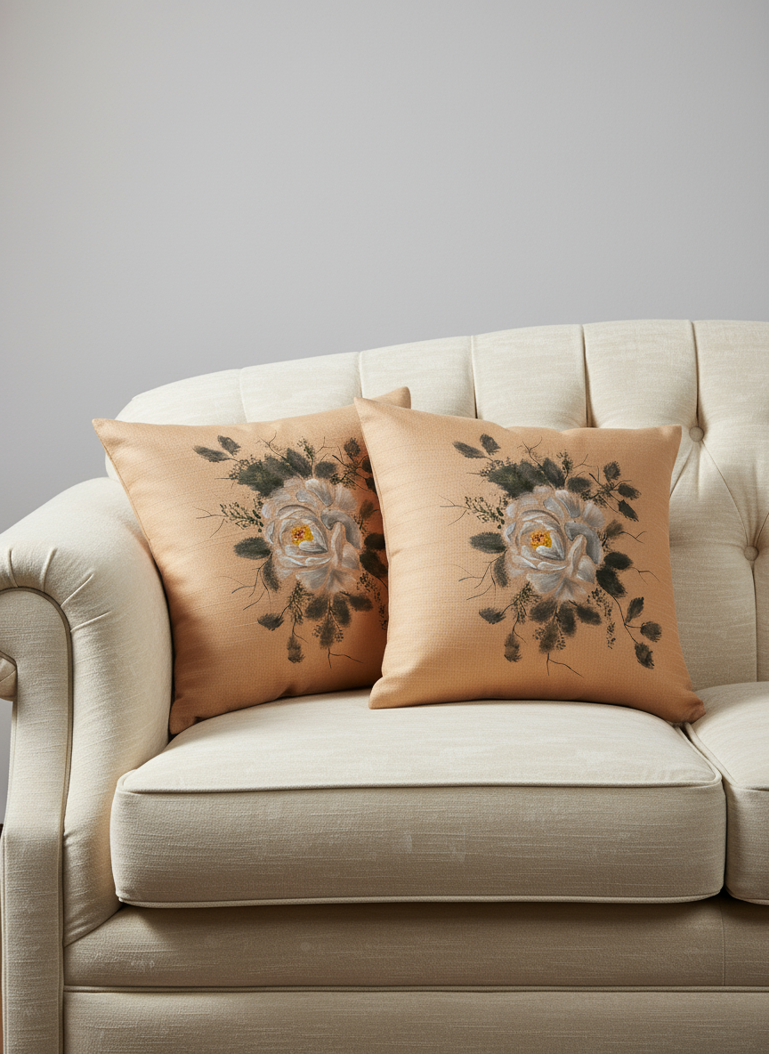 hand print Cushion cover - Set of 2