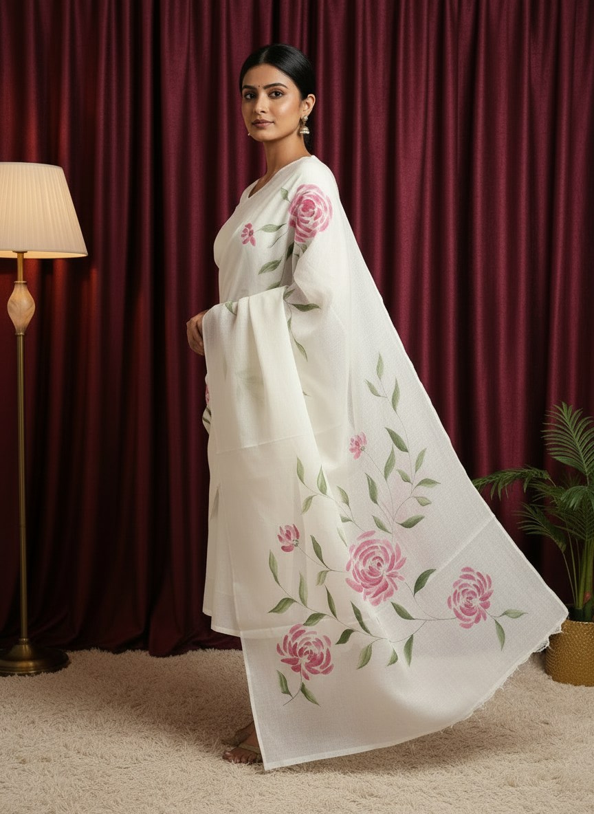 Pink Elegance Cotton Dupatta