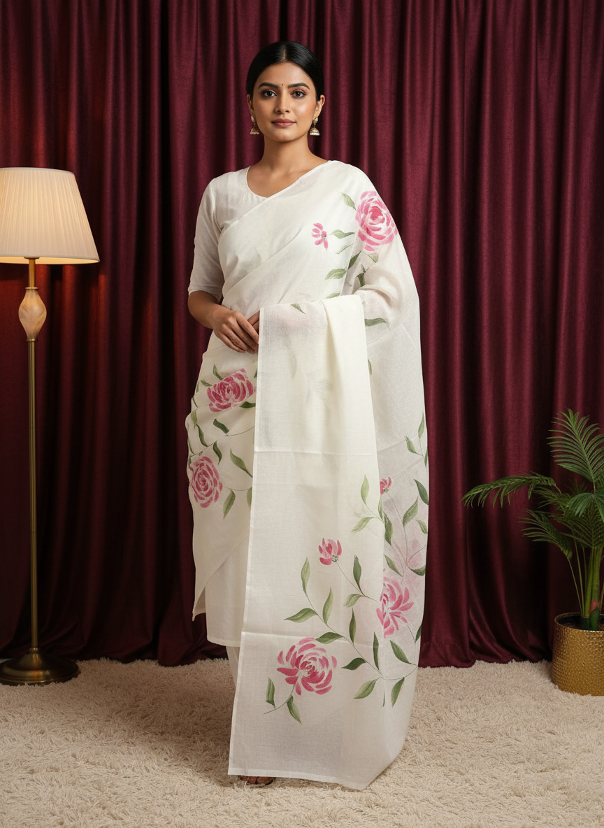 Pink Elegance Cotton Dupatta