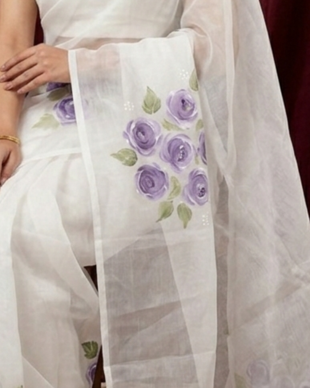Ivory Whisper –Kota Saree