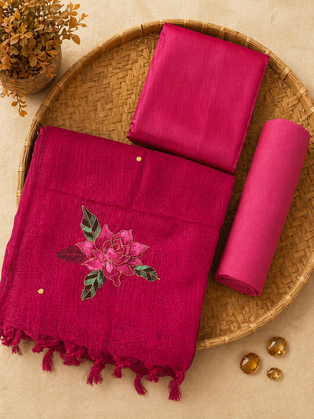 Rosé Pink Grace (Unstitched Suit)
