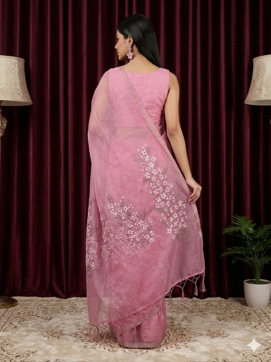 Soft Blush Kota Saree