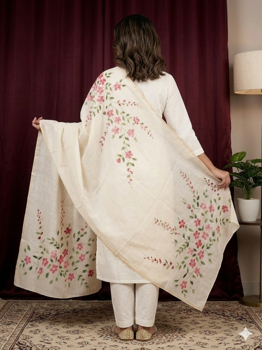 Bloom Cotton Dupatta