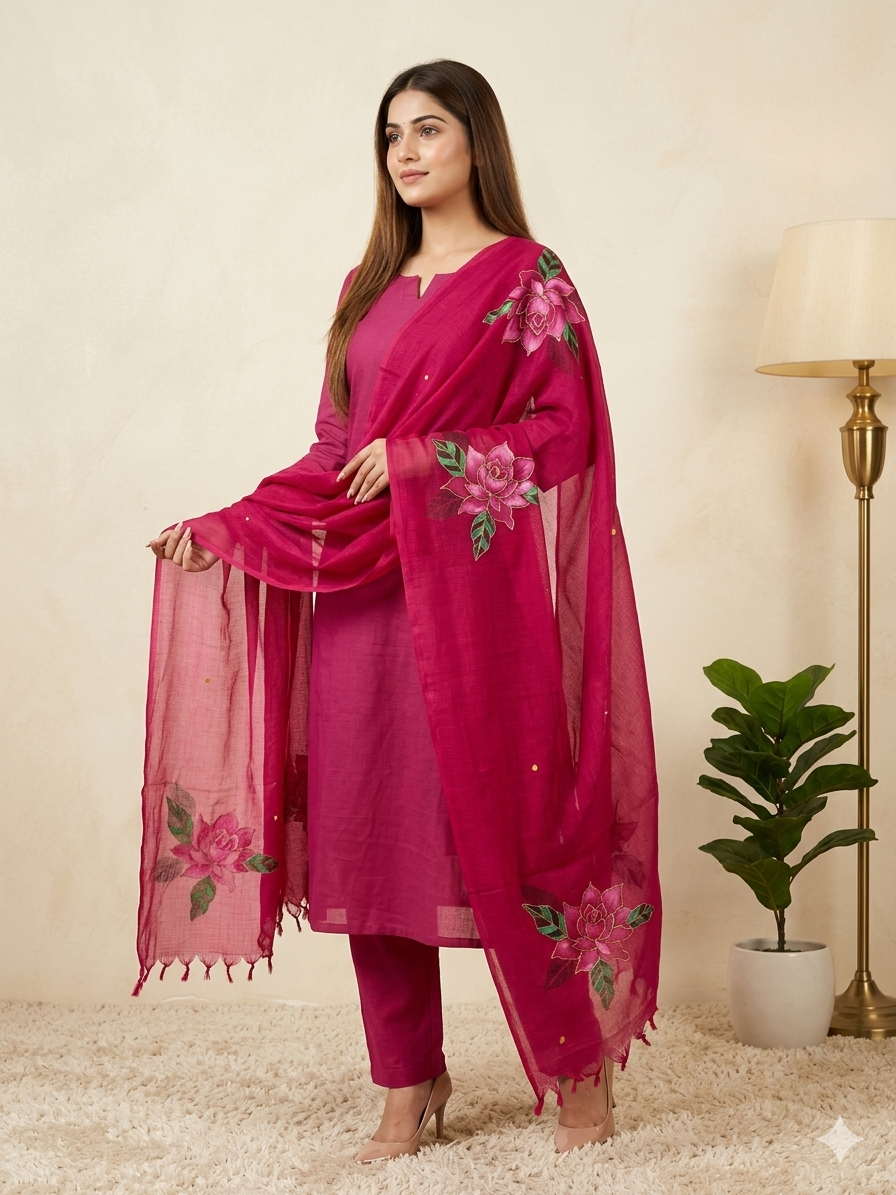 Rosé Pink Grace (Unstitched Suit)