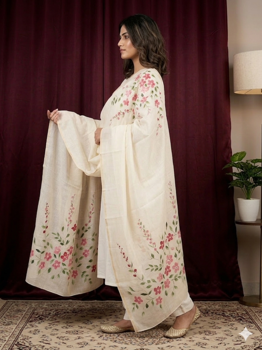 Bloom Cotton Dupatta