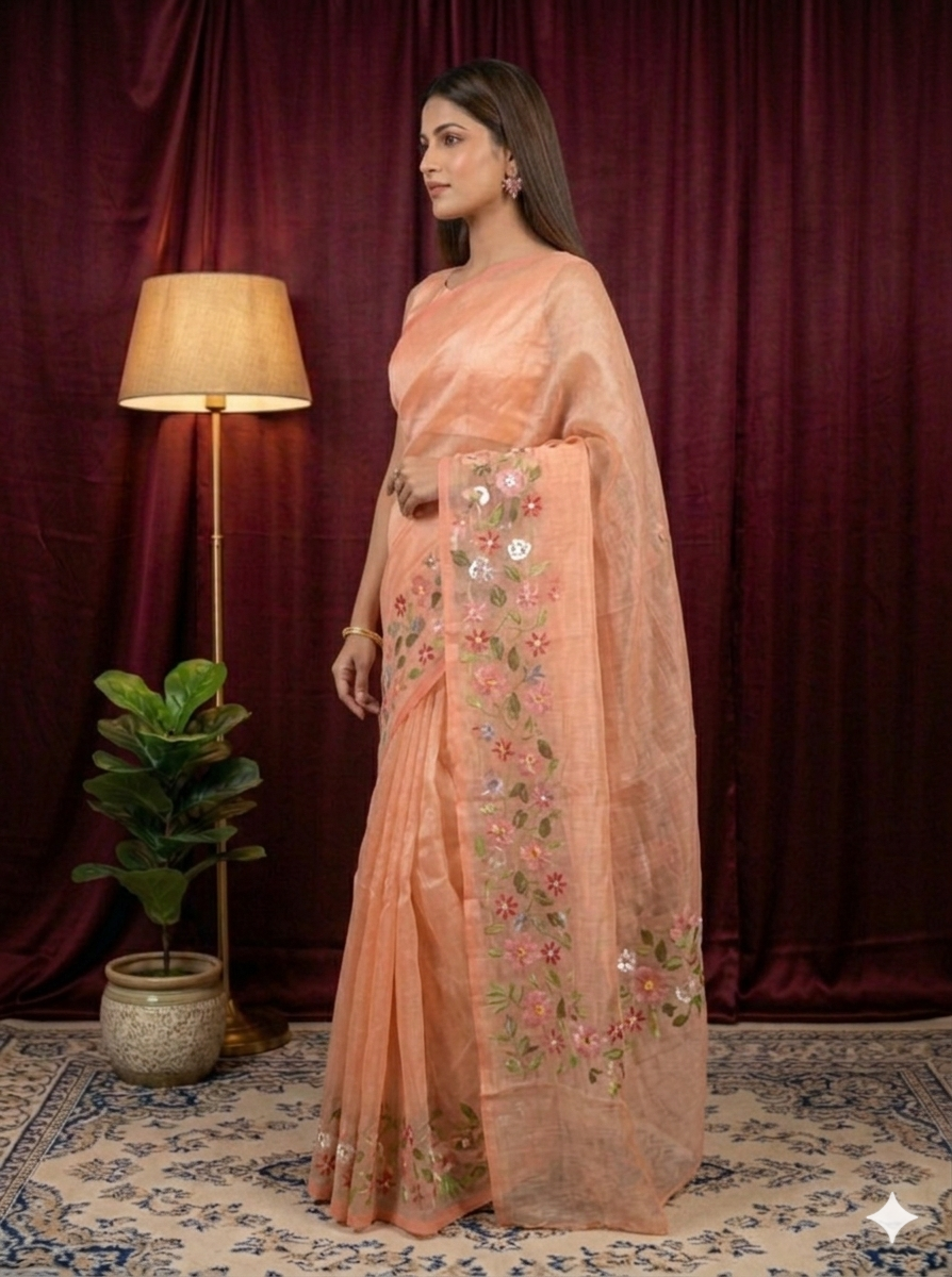 Peach Blossom – Kota Saree