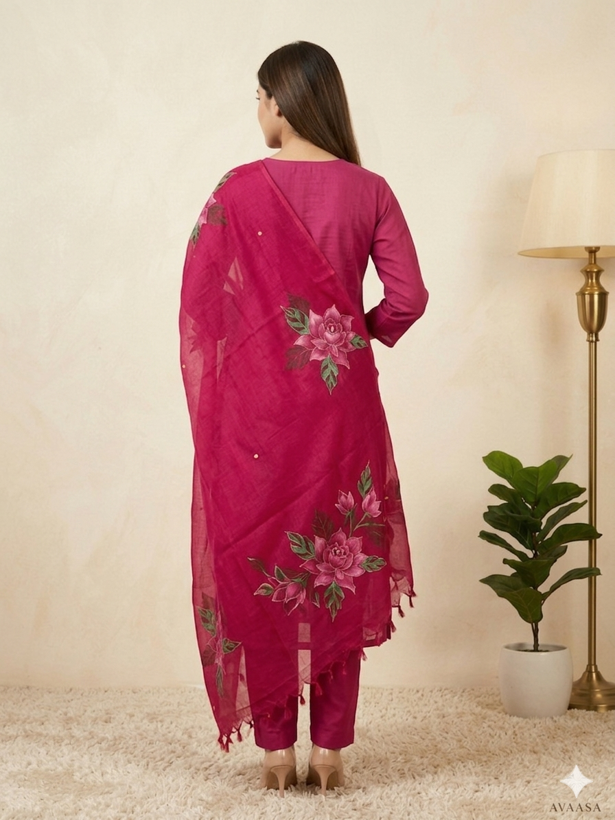 Rosé Pink Grace (Unstitched Suit)