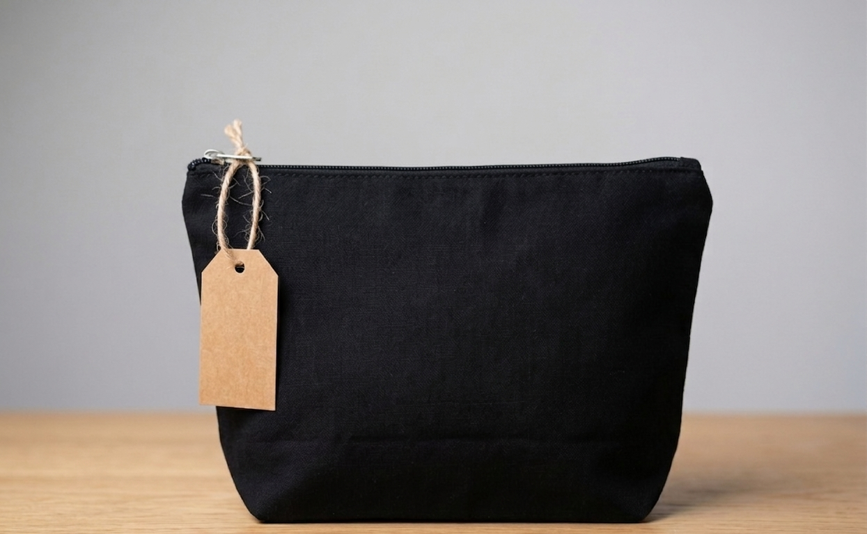 Black- Noir Hand painted pouches