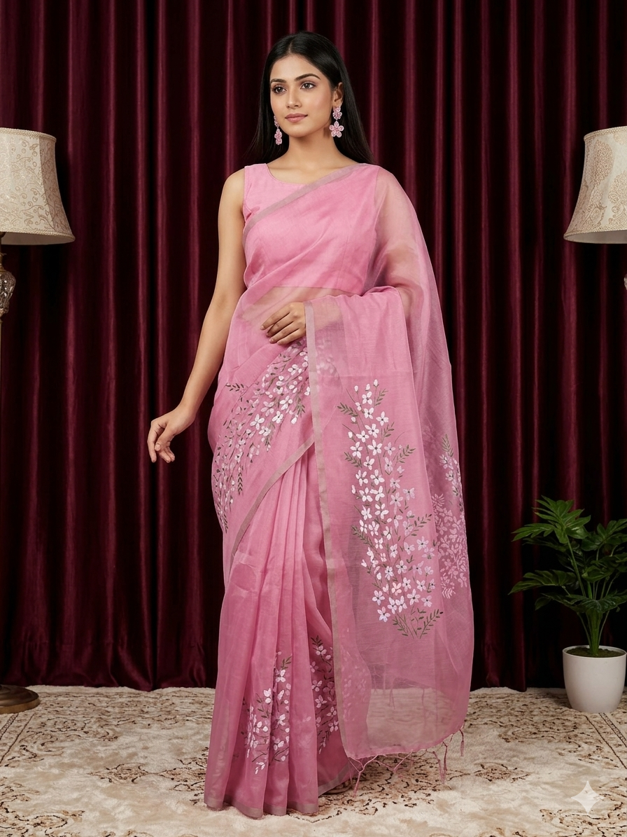 Soft Blush Kota Saree