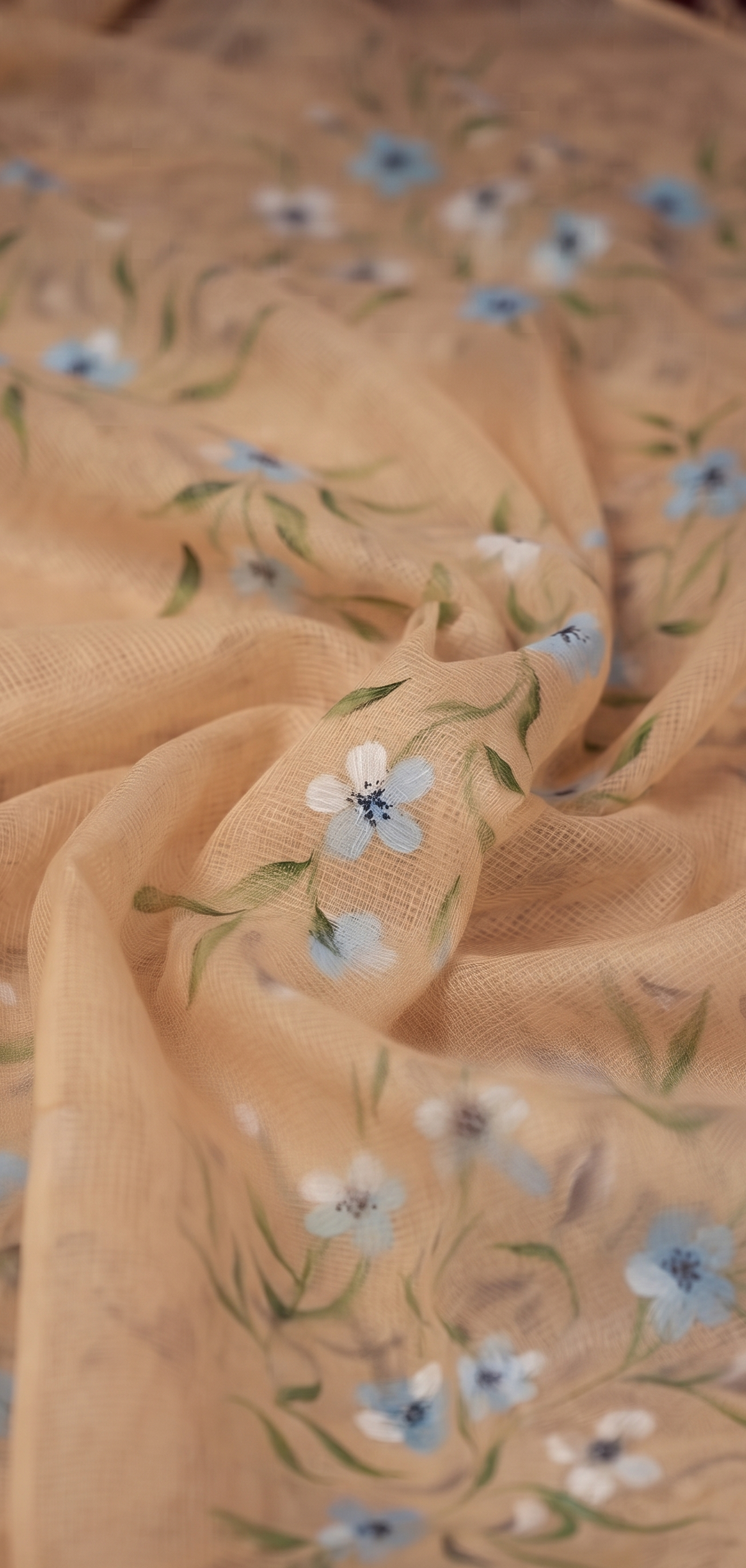 Kota Bluebell Beige Saree