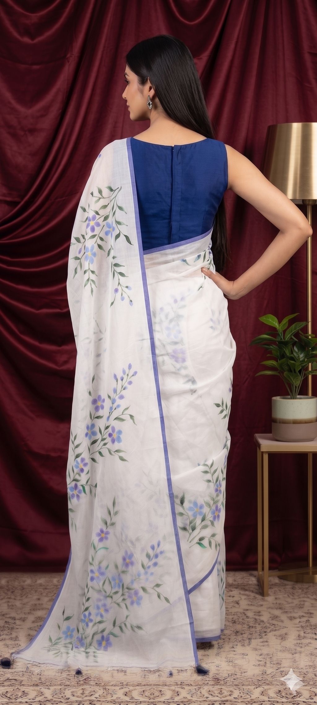 Velvet Aura Kota Saree