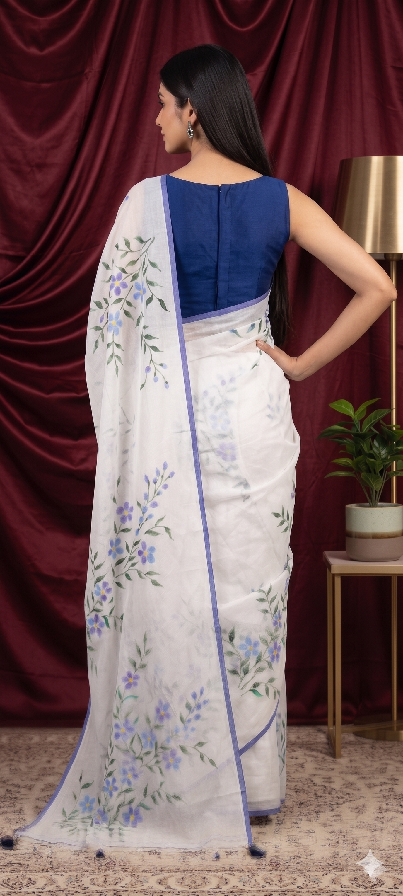 Velvet Aura Kota Saree
