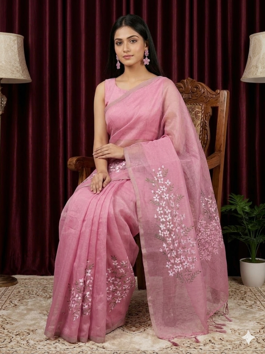 Soft Blush Kota Saree