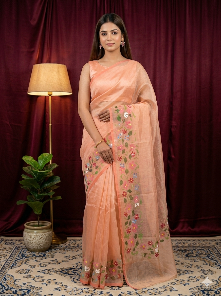 Peach Blossom – Kota Saree