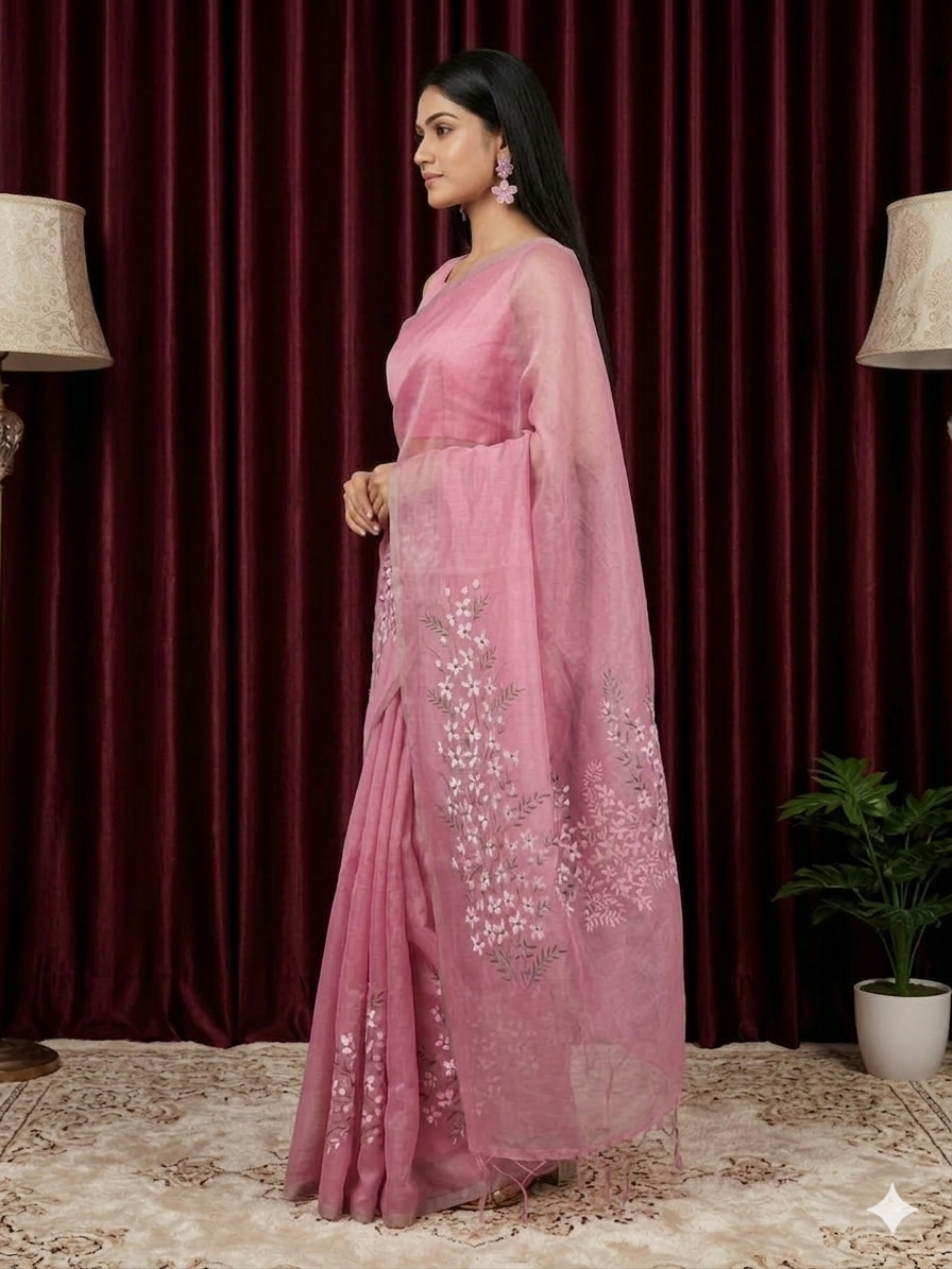 Soft Blush Kota Saree