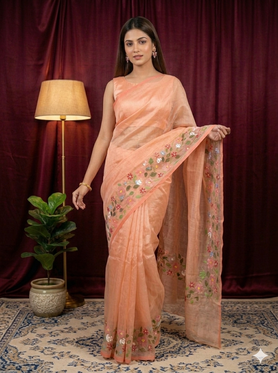 Peach Blossom – Kota Saree
