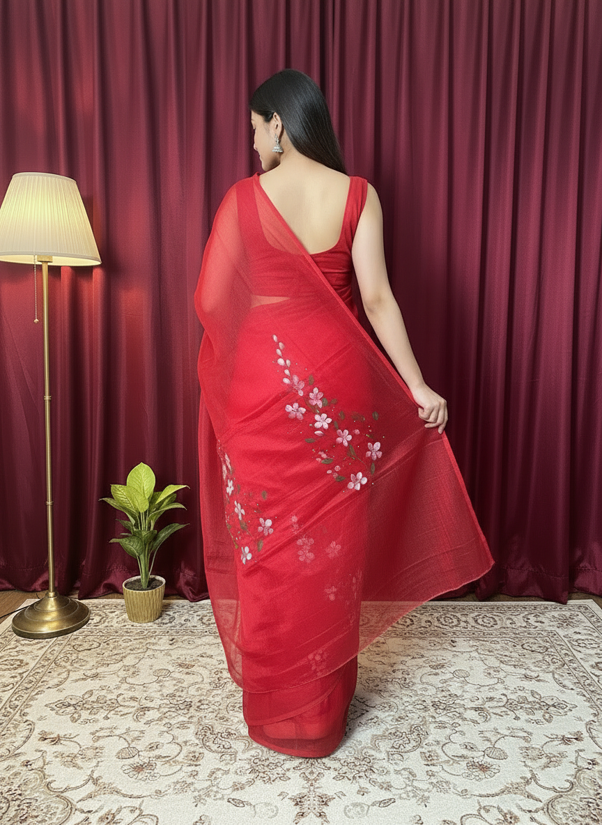 Royal Red Kota saree